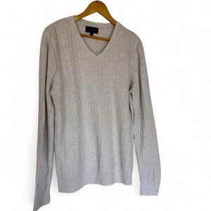 Gray Fairlane & Sons V-Neck Sweater Sz. M